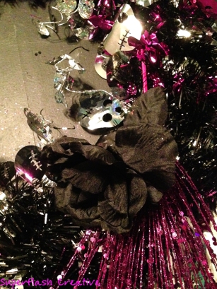 Glitzy Glam Halloween Wreath by Superflash Creative - embellishments